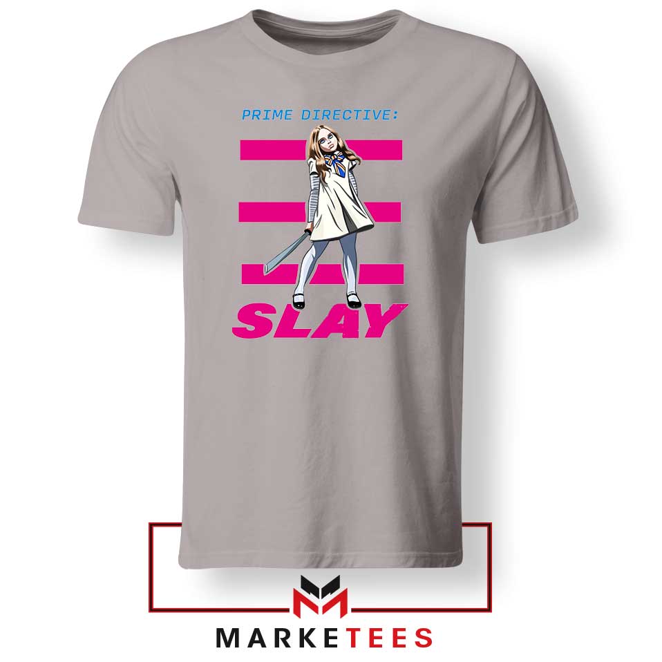 Dolly Dearest Directive Slay Sport Grey Tshirt