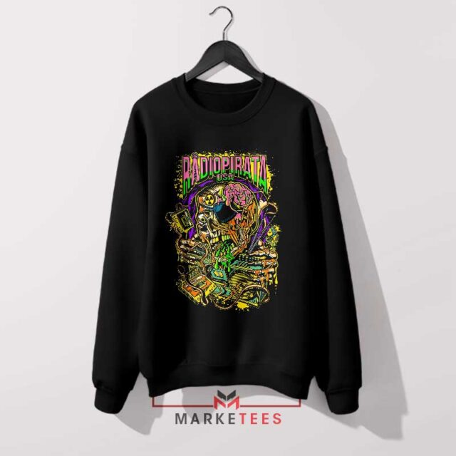 Radio Pirata USA Graphic Style Sweatshirt Discover