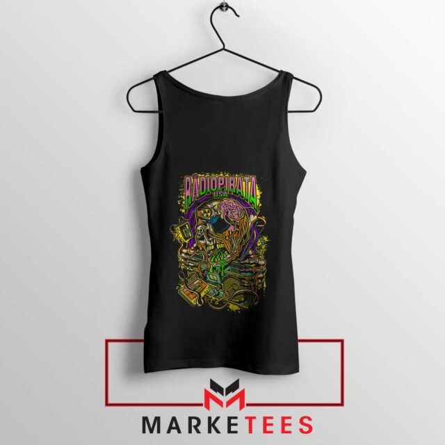 Radio Pirata USA Graphic Style Tank Top Best