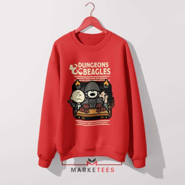 Snoopy Inspired Peanuts DnD Game Sweatshirt Exclusive