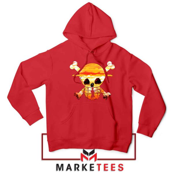 Straw Hat Pirates Anime Red Hoddie