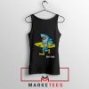 Survival skills Jonesy Shark Black Tank Top