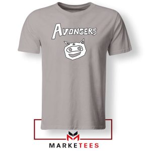 The Avongers Superhero Members Grey Tshirt