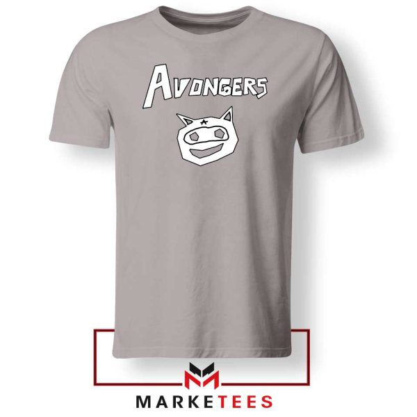 The Avongers Superhero Members Grey Tshirt