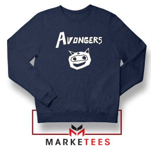 The Avongers Superhero Members Navy Sweatshirt