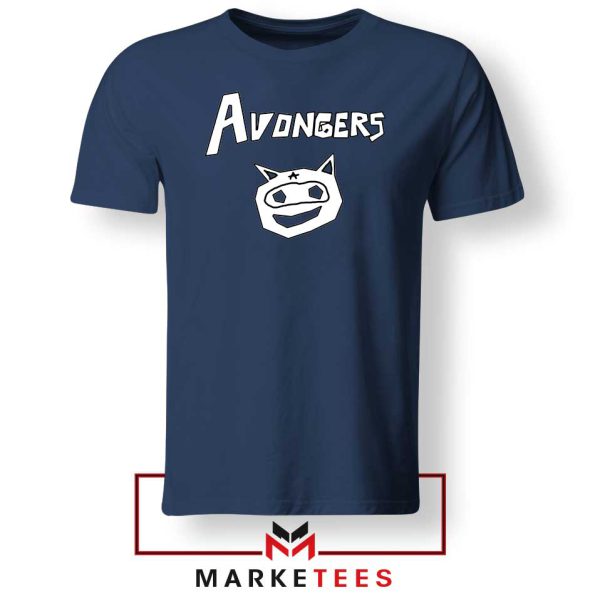 The Avongers Superhero Members Navy Tshirt