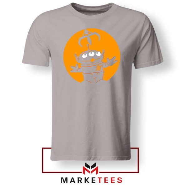 The Little Green Cartoon Characters Grey Tshirt