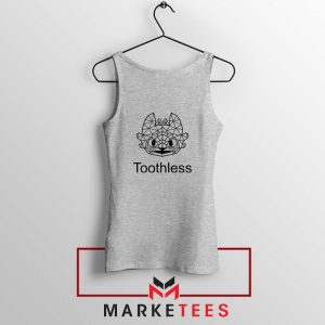 Toothless The Night Fury Grey Dragons Tank Top