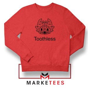 Toothless The Night Fury Red Dragons Toothless The Night Fury Grey Dragons Sweaters