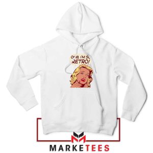 Vintage OMG Nostalgic Style White Hoodie