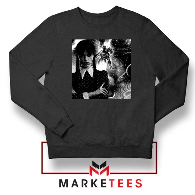 Wednesday Addams Scary Poster Sweatshirt