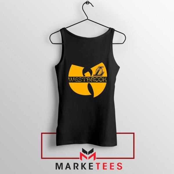 Westbrook Lakers Logo Wu Tang Black Tank Top