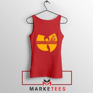 Westbrook Lakers Logo Wu Tang Red Tank Top