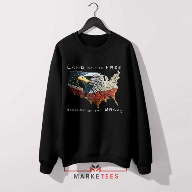 American Spirit Patriotic Bald Eagle Sweatshirt Unleashed