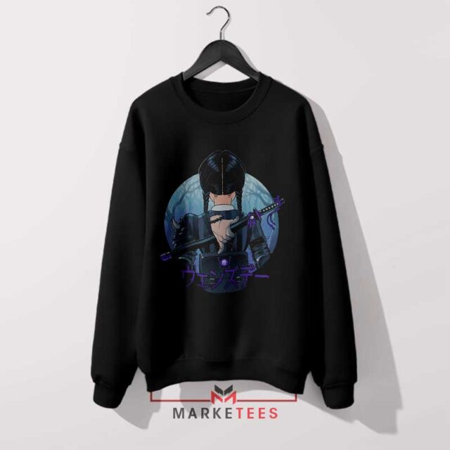 Deadly Wednesday Addams Katana Sweatshirt Unique