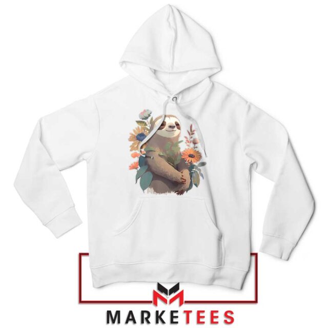 Go Slow with a Smile Beauty Sloth Hoodie Unleashed
