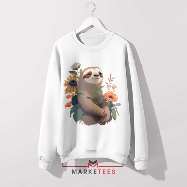 Go Slow with a Smile Beauty Slothy Sweatshirt Essential