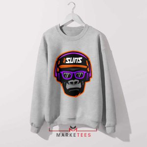 Gorilla Dunk NBA Phoenix Suns Grey Sweatshirt