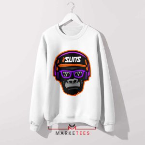 Gorilla Dunk NBA Phoenix Suns White Sweatshirt