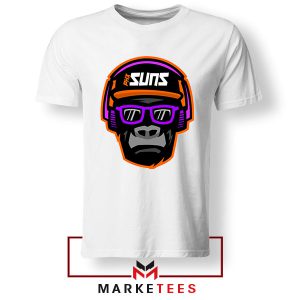 Gorilla Dunk NBA Phoenix Suns White Tshirt