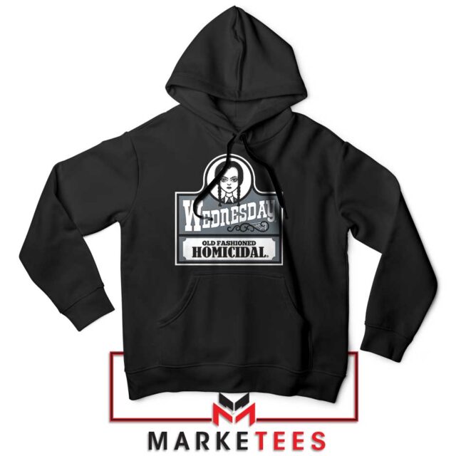 Gothic Whimsical Darkness Wednesday Addams Hoodie Top