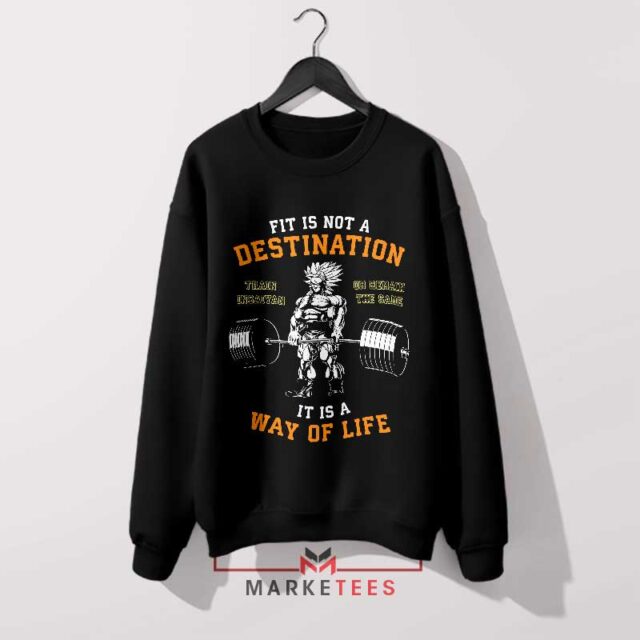 Gym Warrior Super Saiyan Workout Sweatshirt Ultimate