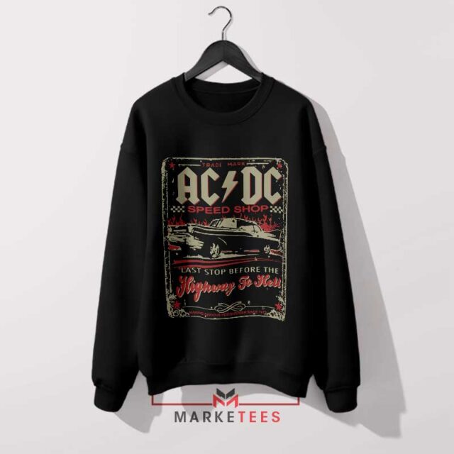 High Voltage Rock Out in This AC DC Tour Sweatshirt Limited