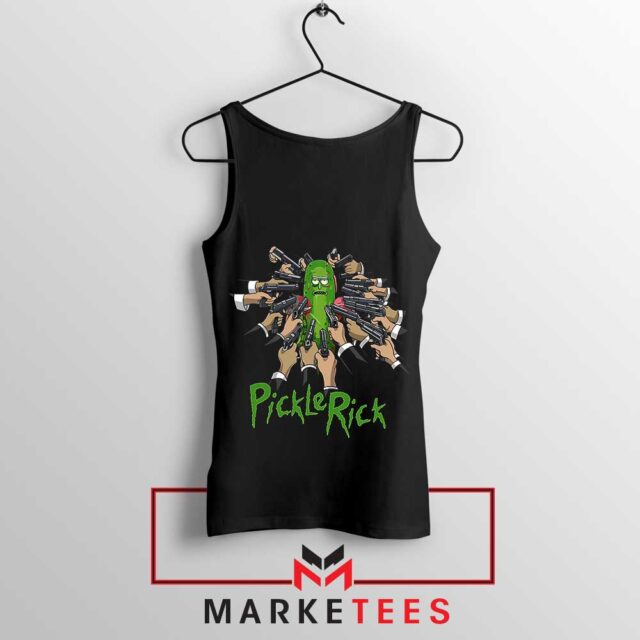 John Wick 4 Pickle Rick Funny Tank Top Spotlight