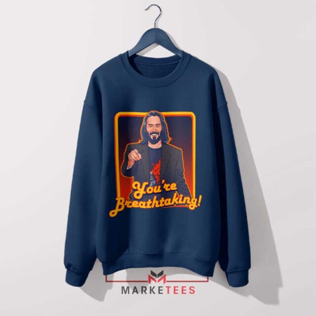 Keanu Reeves You're Breathtaking Meme Gaming Apparel T-Shirt