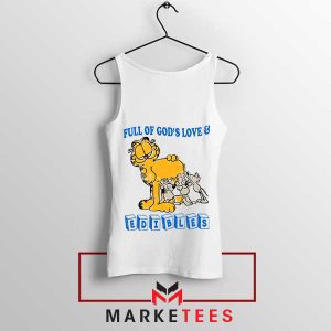 Lazy Days with Garfield Quotes Tank Top
