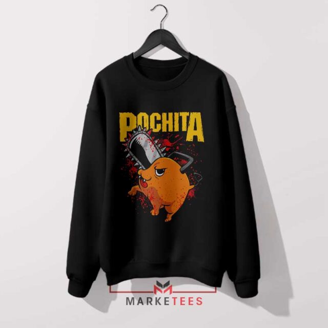 Pochita's Chainsaw Massacre Funny Anime Horror Parody Shirt T-Shirt