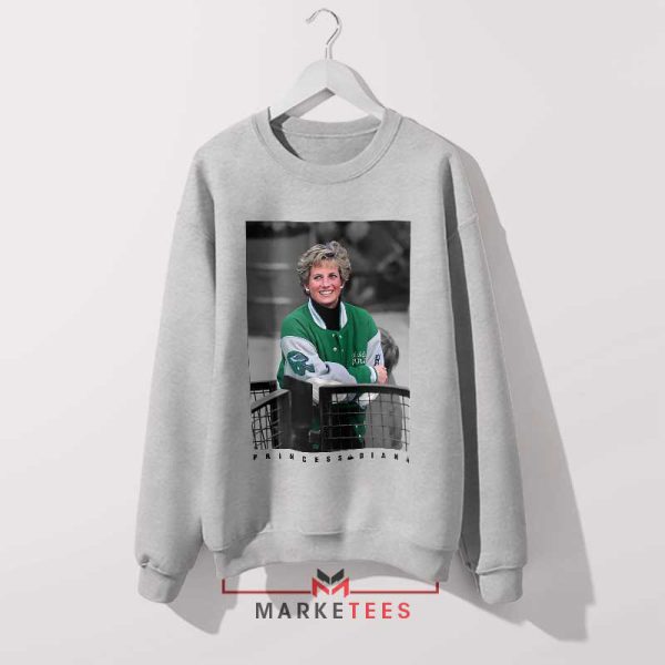 Princess Diana Dresses Philadelphia Eagles Grey Sweatshirt