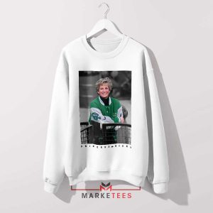 Princess Diana Dresses Philadelphia Eagles White Sweatshirt