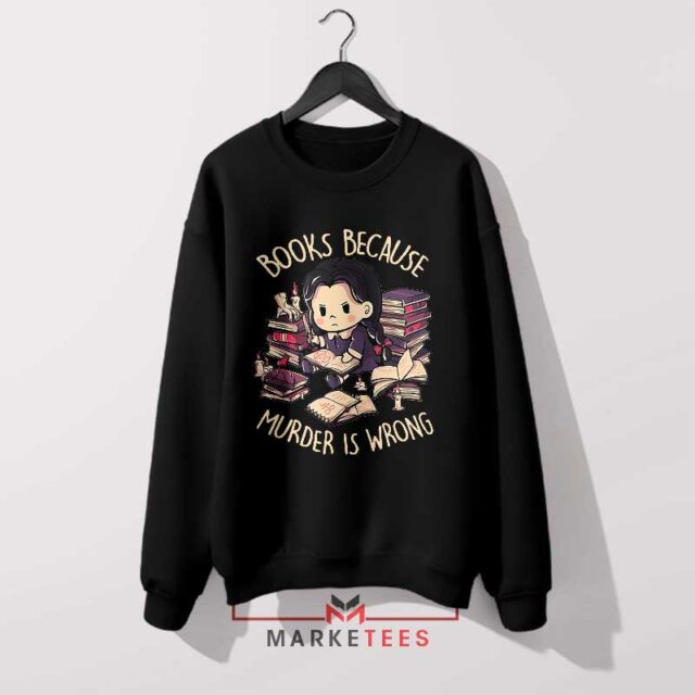 The Gothic Icon Wednesday Addams Sweatshirt Sensational