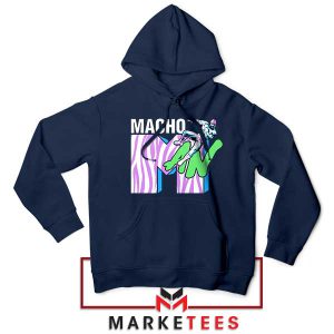 The Macho Man Cometh MTV Logo Navy Hoodie