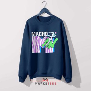 The Macho Man Cometh MTV Logo Navy Sweatshirt