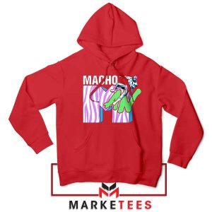 The Macho Man Cometh MTV Logo Red Hoodie