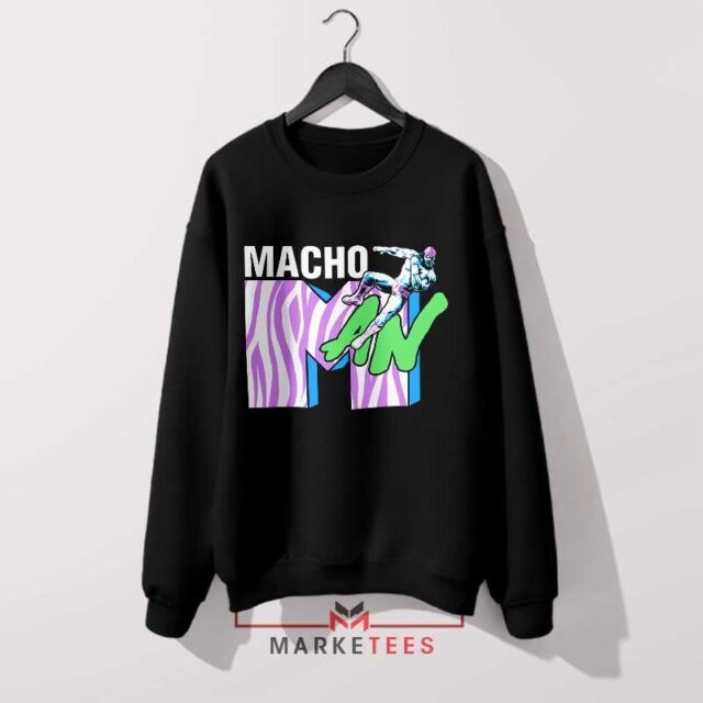 Latest The Macho Man Cometh MTV Logo Sweatshirt