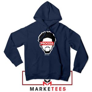 Trust The Process Embiid 21 Navy Hoodie