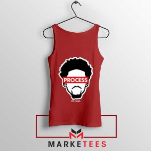 Trust The Process Embiid 21 Red Tank Top