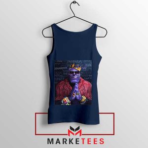 Big Thanos The Notorious Navy Tank Top