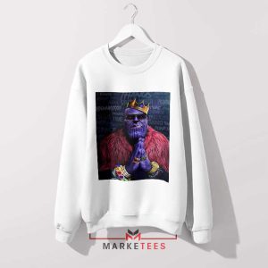 Big Thanos The Notorious White Sweatshirt