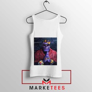 Big Thanos The Notorious White Tank Top