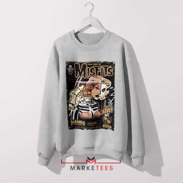 Bringing Back The Dead The Misfits Grey Sweatshirt