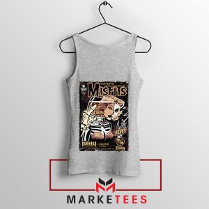 Bringing Back The Dead The Misfits Grey Tank Top