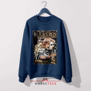 Bringing Back The Dead The Misfits Navy Sweatshirt