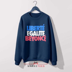 Celebrate Women's Rights Power Of Queen Navy Sweatshirt