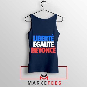 Celebrate Women's Rights Power Of Queen Navy Tank Top