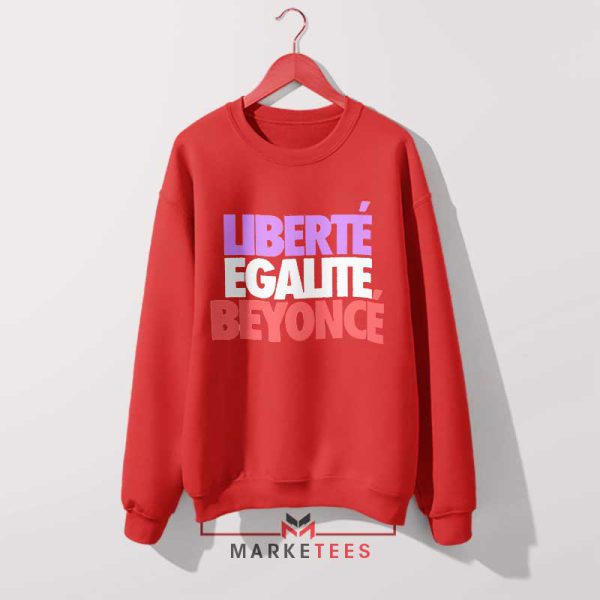 Celebrate Women's Rights Power Of Queen Red Sweatshirt