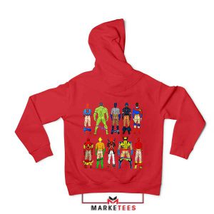Characters Superhero Butts Naked Red Hoodie
